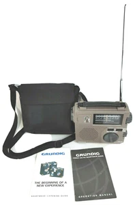 Grundig Fr-200 Radiomanovella di emergenza AM/FM/SW banda mondiale con guida manuale leggera - Foto 1 di 12