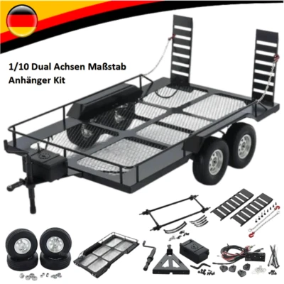 RC Trailer Hopper Anhänger für 1/10 RC Crawler Axial SCX10 90046 AXI03007 TRX4 - Bild 1 von 4