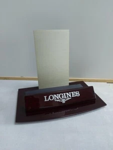 Original Longines Catalogue Display Stand with Wooden Base - RARE - Picture 1 of 4