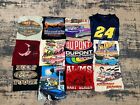 Lot de (12) T-shirt graphique vintage course NASCAR Off Road Harley différentes tailles