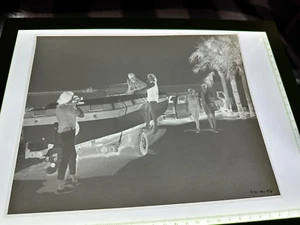 1960s EVINRUDE 8x10 ADVERTISING PHOTO NEGATIVE #E201 BOAT MOTOR - Picture 1 of 1