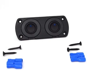 Panel de 2 interruptores de circuito de banda impermeable interruptor de coche marino (LED azul) - Imagen 1 de 6