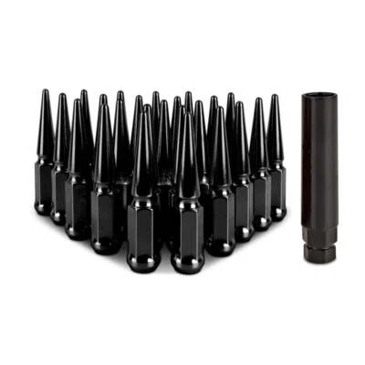 Mishimoto Mishimoto Steel Spiked Lug Nuts M14 x 1.5 24pc Set Black Foto 1 de 4