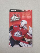 ES23 Mississauga IceDogs 2005/06 OHL Junior Hockey Pocket Schedule - Cyberteks