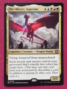 Magic The Gathering MARCHA DE LA MÁQUINA DESPUÉS DE LAS MATEMÁTICAS NIV-MIZZET SUPREME tarjeta Magic The Gathering - Imagen 1 de 2