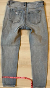 Id:23 Stitch Fix Vaqueros Rectos Desgastados Denim Talla 27 Mujer - Imagen 1 de 5