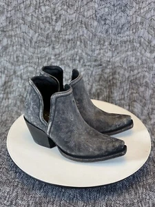 Ariat Dixon Stiefel Damengröße 8 B natürlich abgenutzt schwarz Bootie Western - Bild 1 von 7