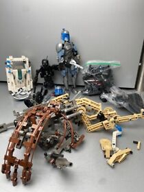 USED LEGO Star Wars buildable technic lot 75120, 75107, 75117, jango fett 85%+