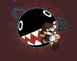 Camisa para hombre Nintendo Mario as Disney Indiana Jones sátira parodia teefury NUEVA - Imagen 1 de 1