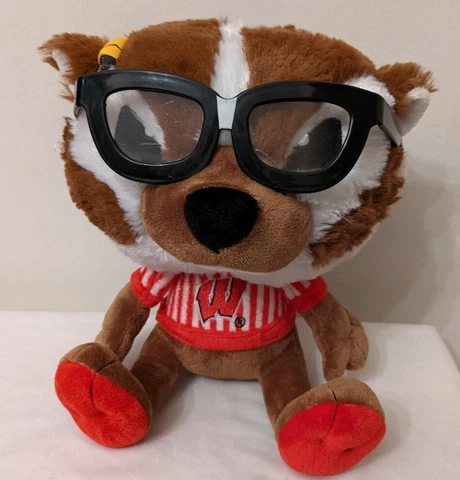 Study Buddies Bucky Badger Wisconsin Plush Stuffed Animal Toy Madison Cover
