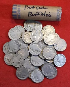 Buffalo Indian Nickels Teildatum 40 Münzrolle zirkuliert - Bild 1 von 2