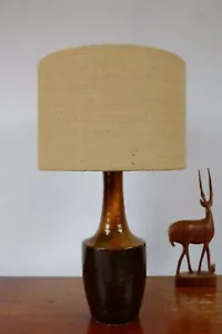 Pantalla de lámpara natural de Hessian - tambor - plástico libre disponible - retro - Imagen 1 de 4