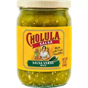 :.Cholula Salsa 🌯 Verde, Mild, 12 oz (Pack of 2).: - Picture 1 of 6