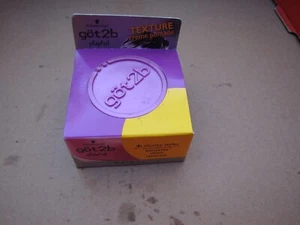 Schwarzkopf Got2b Playful Texturizing Cream Pomade Chunky Styles 2 oz (1 NEW) - Picture 1 of 1