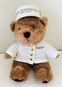 Peluche orsacchiotto The Peninsula New York hotel lusso souvenir Bell Hop - Foto 1 di 9