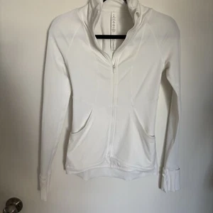 Lululemon Define Full-Zip Athletic Jacket Size 4 Women’s White Pre-owned - Picture 1 of 15