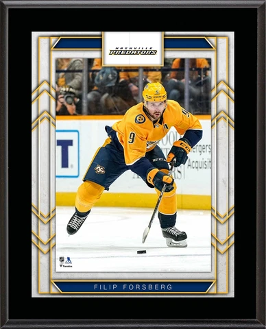 Filip Forsberg Nashville Predators 10.5" x 13" Player Plaque Cover