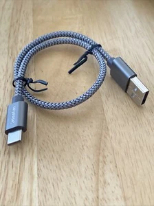 Cable trenzado USB tipo C de 1 pie Cleefun corto vendedor de EE. UU. - Imagen 1 de 4