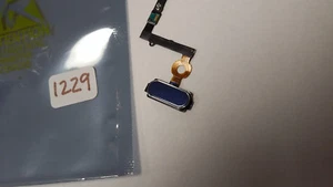 Samsung Galaxy S6 Edge Plus Home Button Flex Cable Fingerprint Blue - Picture 1 of 2