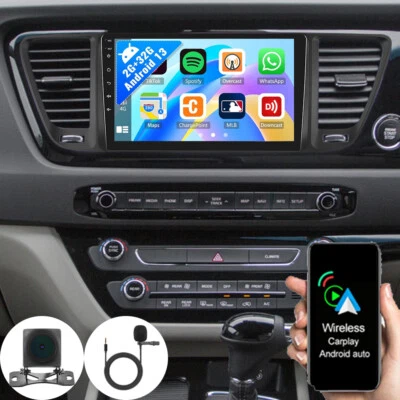 Carplay Radio For Kia Carnival Sedona 2015-2020 Car Stereo Android13 GPS +Camera - Image 1 of 4