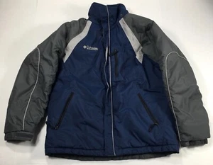 Columbia Jacket Youth Size 14/16 Blue & Gray Waterproof Insulated No Hood - Picture 1 of 7