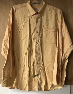 Tommy Bahama LS Button Down XXL Orange 60% Cotton 40% Tencel - Picture 1 of 8