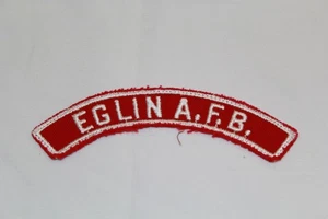 Rare Eglin A.F.B. Military Air Force Base RWS Community Strip BSA Patch - Picture 1 of 2