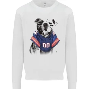 Sudadera Para Hombre Bulldog De Fútbol Americano Con Tatuajes - Imagen 1 de 3