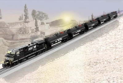 Juego de tren tanque Lionel 6-31773 Norfolk Southern Legacy Loco Dash 9 nos en caja Foto 1 de 4