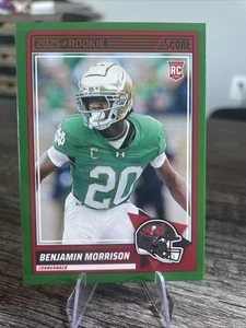 Benjamin Morrison - 2025 Puntuación Novato Paralelo Verde #93 - Tampa Bay Buccaneers - Imagen 1 de 2