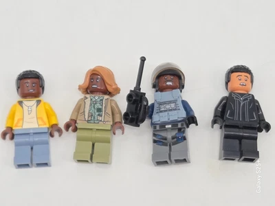 Lot 4 Lego Jurassic World Mini Figure jw084 Kayla jw075 Darius jw013 ACU jw087 - Image 1 of 2
