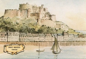 (cb87) Mont Orgueil Castle - Channel Islands Postcard - Picture 1 of 2