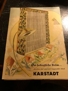 "Das behagliche Heim" Karstadt Warenhaus Katalog 50iger Jahre RAR - Bild 1 von 4