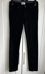 Paige Skyline Skinny Stretch Mid-rise Jeans Black Size 28 (UK 10) - Picture 1 of 10