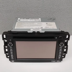 2012-14 Chevrolet GMC AM FM XM Radio CD DVD Player w Aux Input GM 22997866 OEM - Picture 1 of 21