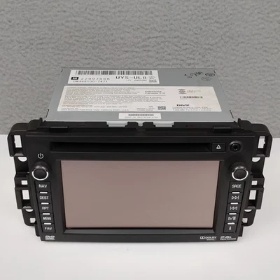 2012-14 Chevrolet GMC AM FM XM Radio CD DVD Player w Aux Input GM 22997866 OEM - Image 1 of 4