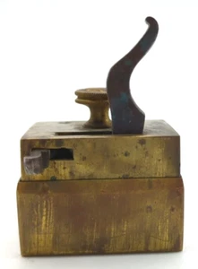 Antico strumento medico scarificatore ottone 12 lame bloodletter primi 1800 - Foto 1 di 12