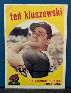 1959 Topps #35 Ted Kluszewski Piratas de Pittsburgh - Imagen 1 de 6