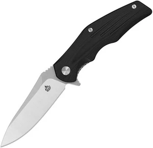 QSP Knife Pangolin Linerlock QS105-A 3.75" D2 Black G10 Folding Knife - Picture 1 of 4