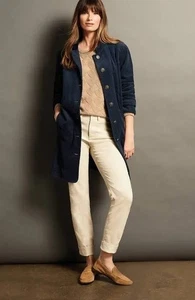 NEU!  J Jill Cord Boyfriend Style Jeans, Hose, Creme/Winterweiß, 2X - Bild 1 von 13