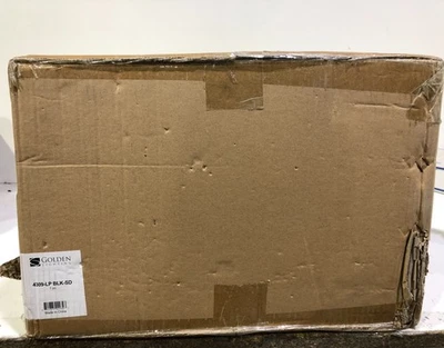 Colgante Golden Lighting Mercer 5 luces negro + cromo con vidrio transparente de semillas Foto 1 de 4