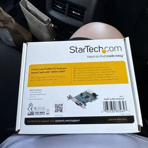 NEW StarTech 1 Port Low Profile PCI Express Serial Card UART RS232 PEX1S952LP - Picture 1 of 2