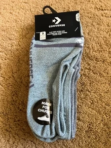 CONVERSE Made For Chucks 3 Pk Flat Knit Ultra Low Size 4-10 Blue Gray - Picture 1 of 5