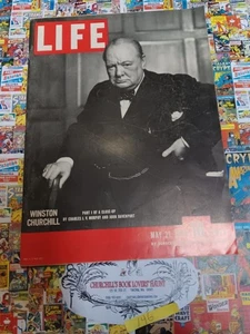 Life Magazine, May 21, 1945 - Winston Churchill - Picture 1 of 3