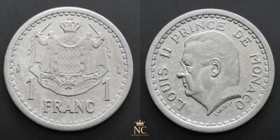 Monnaie 1943 – 1 franc - Louis II aluminium – Monaco (N3870) - Photo 1/3
