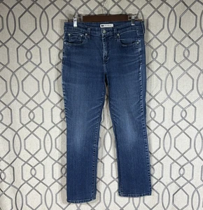 Pantalones de mezclilla Levi's 505 de pierna recta para mujer elásticos lavado medio talla 10 S/C regular - Imagen 1 de 11