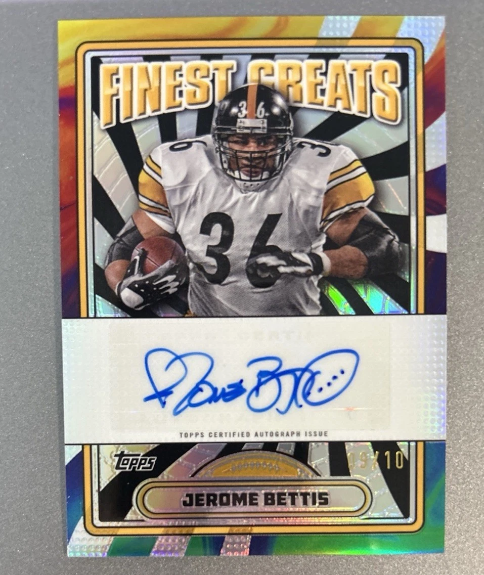 Topps Jerome Bettis Football Pittsburgh Steelers Sports Trading