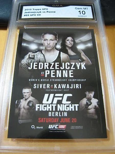 JOANNA JEDRZEJCZYK VS JESSICA PENNE 2015 TOPPS UFC CHRONIKEN KAMPF BEWERTET 10 - Bild 1 von 1
