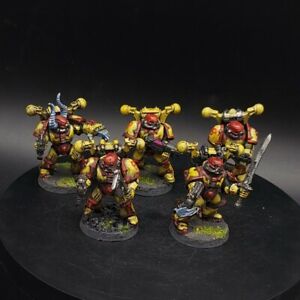Well painted Warhammer 40k Chosen Chaos Space marines ×5 lot #7 Heretic Astartes