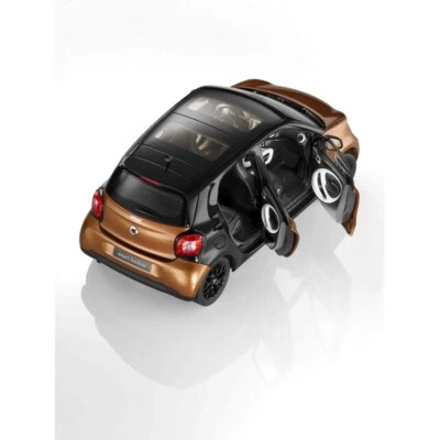 2015 Genuine Smart 1:18 Forfour W453 Black/Hazel Brown Dealer Edition B66960299 - Image 1 of 3